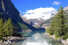 34 Lake Louise And Mount Victoria Morning From Beginning Of Lake Louise Creek
